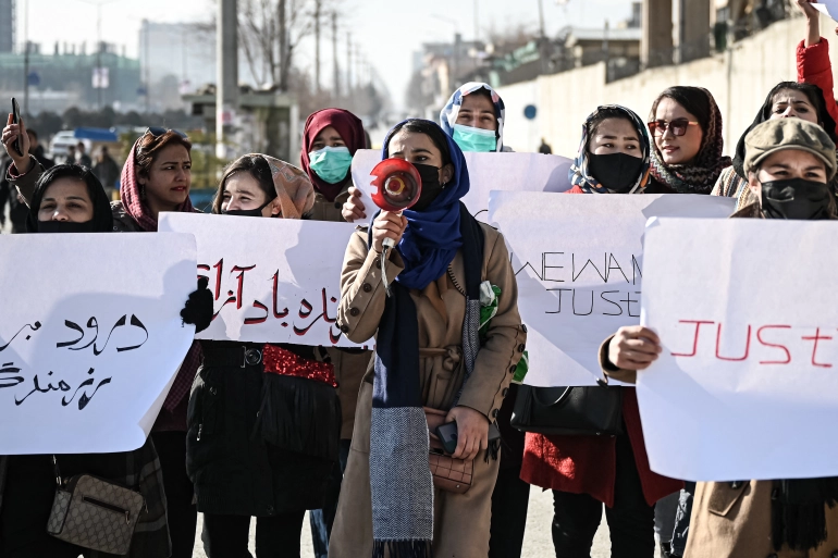 Afghan Women Protest